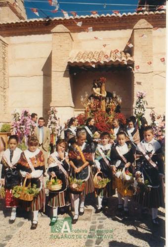 1995, Feria del Cristo, Coronación de Reina y damas (18)