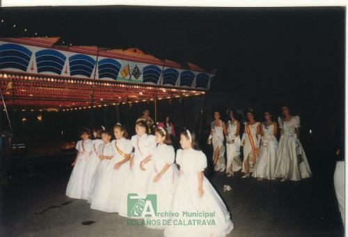 1995, Feria del Cristo, Coronación de Reina y damas (22)