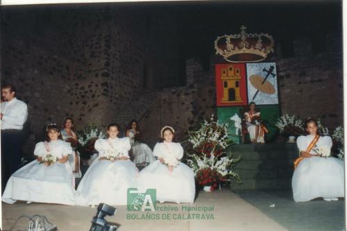 1995, Feria del Cristo, Coronación de Reina y damas (23)