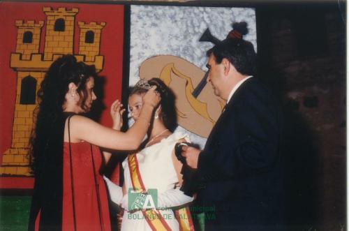 1995, Feria del Cristo, Coronación de Reina y damas (24)