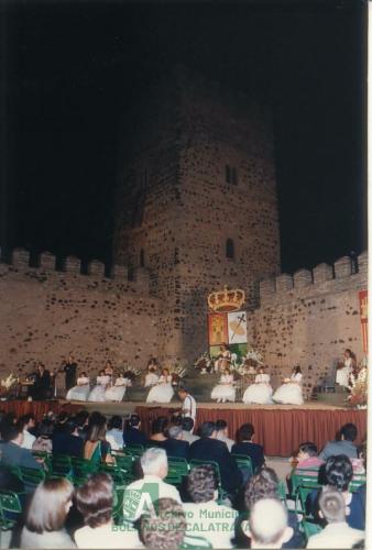 1995, Feria del Cristo, Coronación de Reina y damas (3)