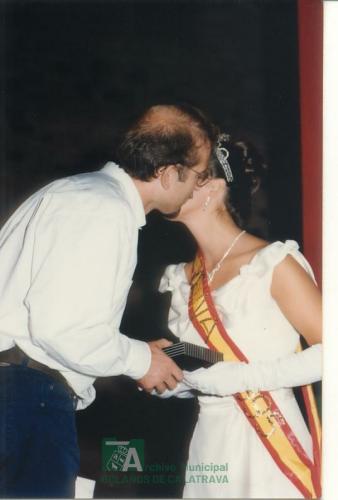 1995, Feria del Cristo, Coronación de Reina y damas (4)