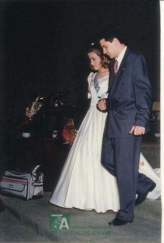 1995, Feria del Cristo, Coronación de Reina y damas (5)