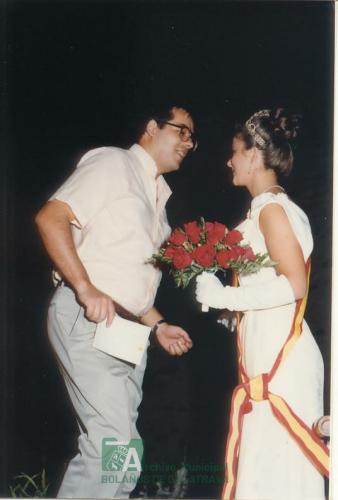1995, Feria del Cristo, Coronación de Reina y damas (7)