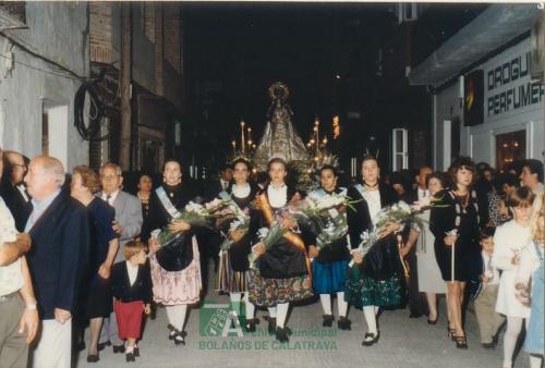 1995, Feria del Cristo, Procesión de la Virgen del Monte (1)