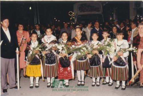 1995, Feria del Cristo, Procesión de la Virgen del Monte (2)