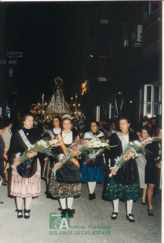 1995, Feria del Cristo, Procesión de la Virgen del Monte (5)