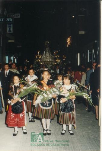 1995, Feria del Cristo, Procesión de la Virgen del Monte (6)