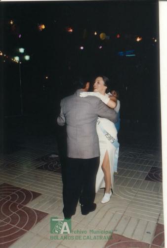 1995, Feria del Cristo, Verbena y baile en la plaza (10)