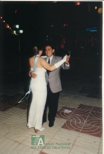 1995, Feria del Cristo, Verbena y baile en la plaza (11)
