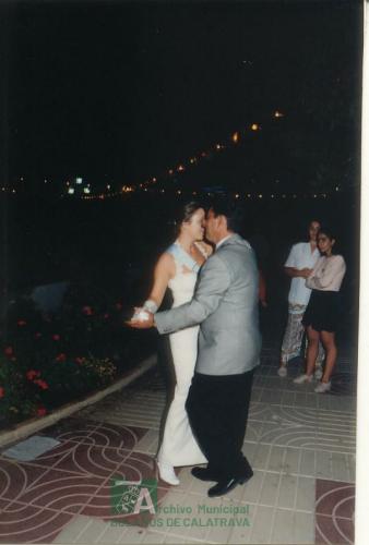 1995, Feria del Cristo, Verbena y baile en la plaza (12)