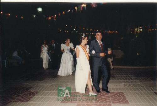 1995, Feria del Cristo, Verbena y baile en la plaza (13)