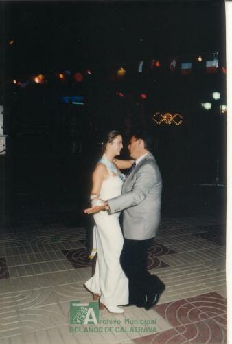 1995, Feria del Cristo, Verbena y baile en la plaza (2)