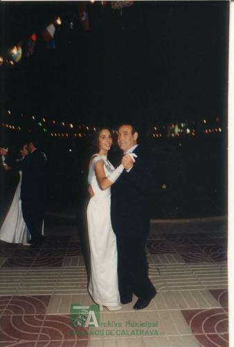 1995, Feria del Cristo, Verbena y baile en la plaza (4)