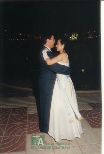 1995, Feria del Cristo, Verbena y baile en la plaza (5)