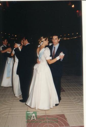 1995, Feria del Cristo, Verbena y baile en la plaza (6)