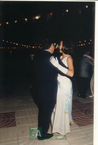 1995, Feria del Cristo, Verbena y baile en la plaza (7)