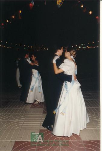 1995, Feria del Cristo, Verbena y baile en la plaza (8)