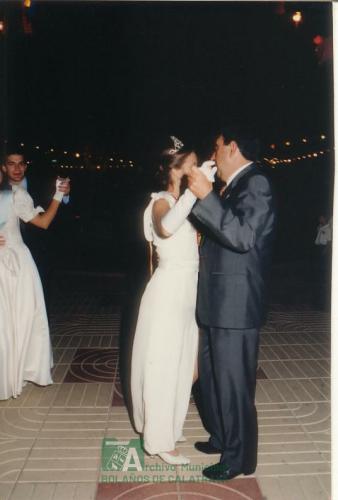 1995, Feria del Cristo, Verbena y baile en la plaza (9)