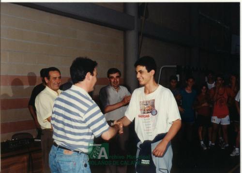 1997, Verano Cultural, Entrega de premios de baloncesto (6)