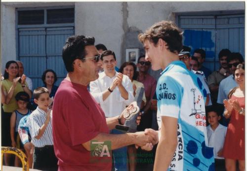 1997, Verano Cultural, Entrega de premios de ciclismo (2)