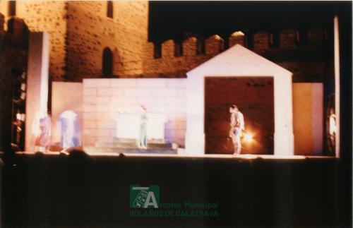 1998, Verano Cultural, Representación teatral en el castillo doña Berenguela (4)