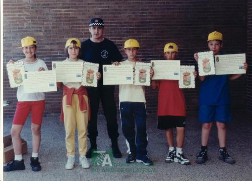 1999, Curso de educación vial impartido por la policía local (10)