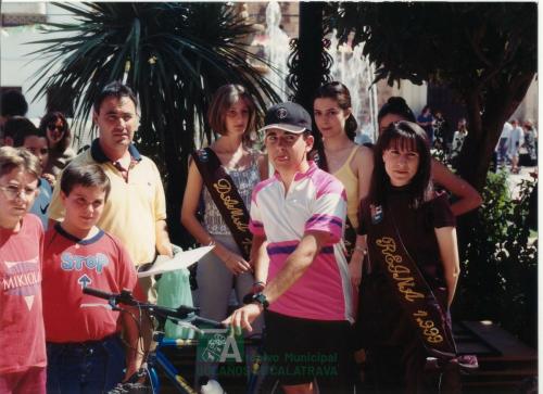 1999, Feria del Cristo, Entrega de premios de ciclismo (1)