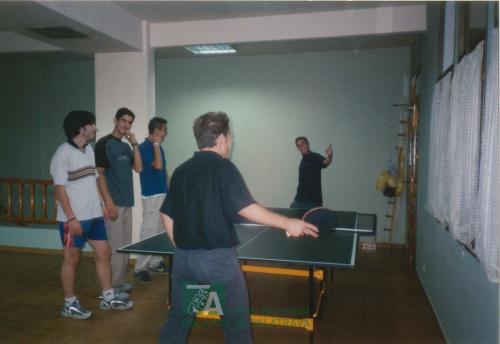 2000, Verano Cultural, Campeonato de ping pong