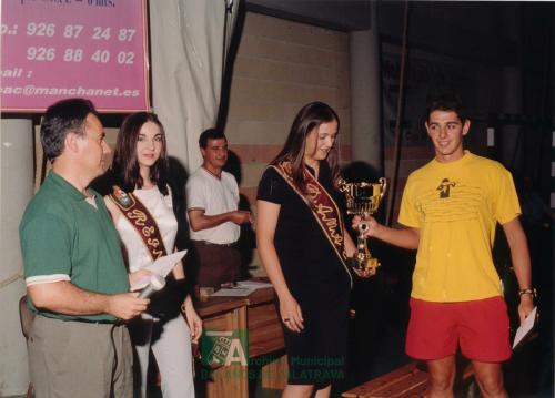 2001, Entrega de premios de fútbol sala (2)