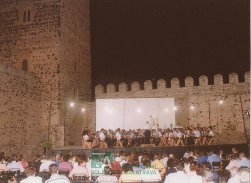 2002, Verano cultural, Concierto banda de música en el castillo