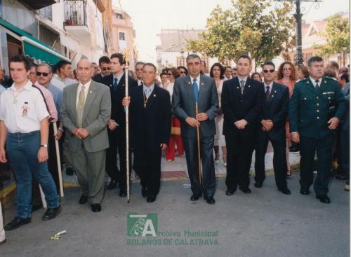 2003, Autoridades en la procesión del Corpus