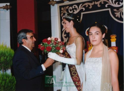 2003, Feria del Cristo, Coronación de Reinas y damas (4)