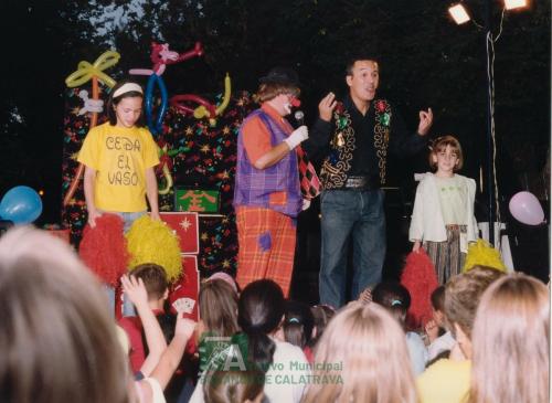 2003, Feria del Cristo, Payasos en espectáculo infantil