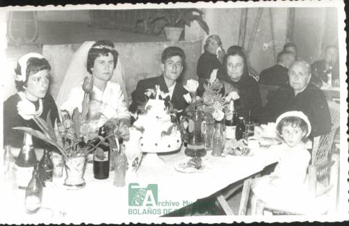 Boda en el Cine Alegría (Negrito), año 1963