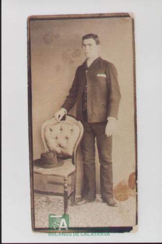 Retrato de D.Hermenegildo (padre de D.Leocadio y Dña. Rosario), año 1900 donada Carmina Vidal Mar