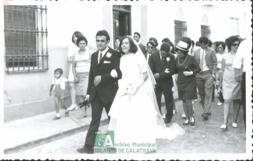 Retrato de boda, año 1973