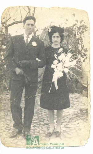 Retrato pareja de boda