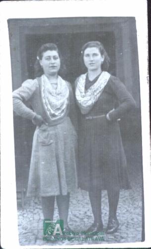 Retratos muchachas, años 1940 Angela Ruiz Martin